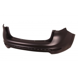 PARAGOLPE TRASERO NEGRO LISO