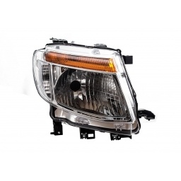 SEMIOPTICA DER. FONDO CROMADO M/ELECTRICO S/MOTOR (H4) -TYC-