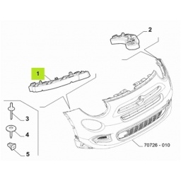 GUIA DER. PARAGOLPE DELT. -ORIGINAL-