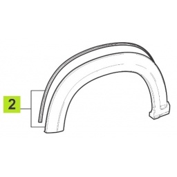 FENDER GUARDABARRO DELT. DER. -ORIGINAL-