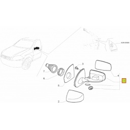 EMBELLECEDOR TRAS. CENTRAL NEGRO CSENSOR -ORIGINAL-