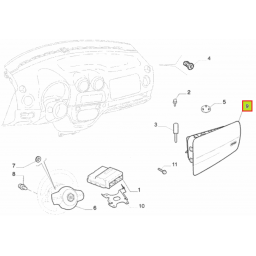 AIRBAG PASAJERO -ORIGINAL-