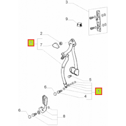 CINTO DE SEGURIDAD PIROTECNICO IZQ. (CHRIS) -ORIGINAL-