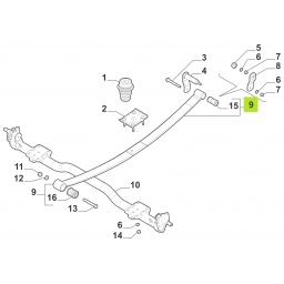 ELASTICO TRASERO IZQ./DER. -ORIGINAL-