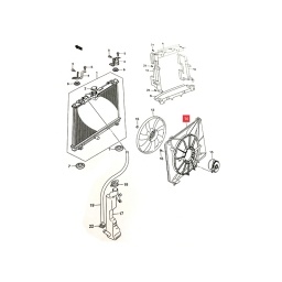 SOPORTE ELECTROVENTILADOR -ORIGINAL-