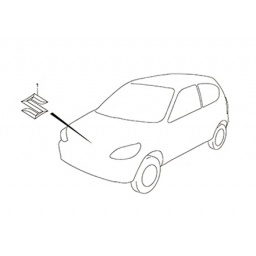 INSIGNIA PORTON TRAS. -ORIGINAL-