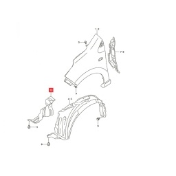 SALVABARRO DELT. INTERIOR IZQ. -ORIGINAL-