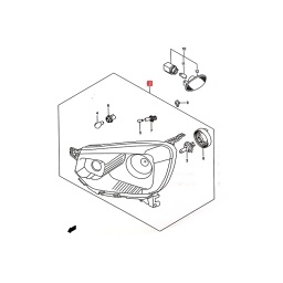 SEMIOPTICA IZQ. -ORIGINAL-