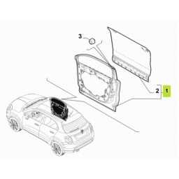 PANEL PUERTA DELT. DER. -ORIGINAL-
