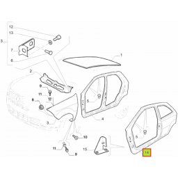 LATERAL DER. 3 PTAS. -ORIGINAL-
