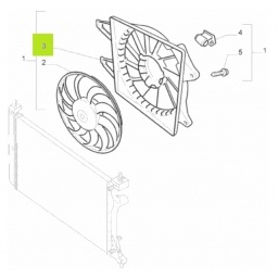 SOPORTE ELECTROVENTILADOR -ORIGINAL-