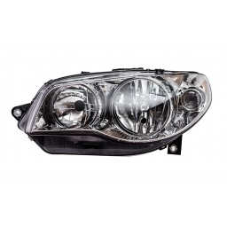 SEMIOPTICA IZQ. FONDO CROMADO ARO CROMADO M/MANUAL (H7/H7) -TYC-