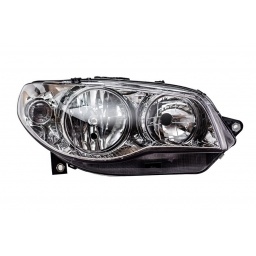 SEMIOPTICA DER. FONDO CROMADO ARO CROMADO M/MANUAL (H7/H7) -TYC-