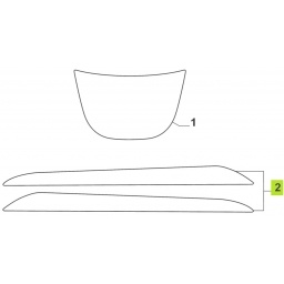 KIT CALCO LATERALES NEGROS -ORIGINAL-