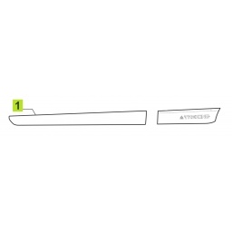 CALCO PUERTA DELT. IZQ. -ORIGINAL-