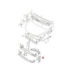 SOPORTE IZQ. RADIADOR -ORIGINAL-