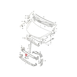 SOPORTE DER. RADIADOR -ORIGINAL-