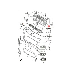 GUIA PARAGOLPE DELT. IZQ. (LATERAL) -ORIGINAL-