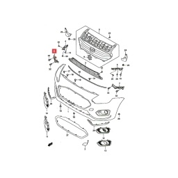 GUIA PARAGOLPE DELT. DER. (INTERIOR) -ORIGINAL-
