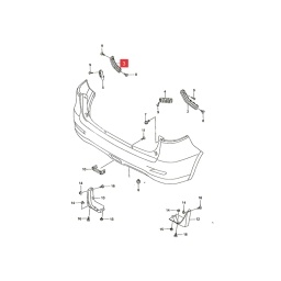 GUIA PARAGOLPE TRAS. IZQ. (LATERAL) -ORIGINAL-