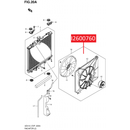 ELECTROVENTILADOR CON SOPORTE -ORIGINAL-