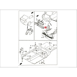 SOPORTE INTERIOR CARETA (INF) -ORIGINAL-