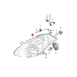 SEMIOPTICA IZQ. (H4) -ORIGINAL-