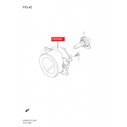 FARO CAMINERO IZQ./DER. (H16) -ORIGINAL-
