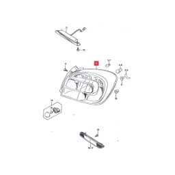 FARO TRASERO DER. CON LED -ORIGINAL-