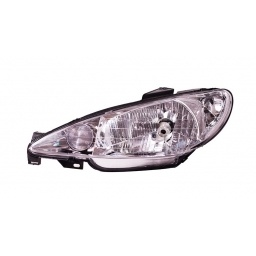 SEMIOPTICA IZQ. M/ELECTRICO PARABOLA SIMPLE VIDRIO LISO (H4) -TYC-
