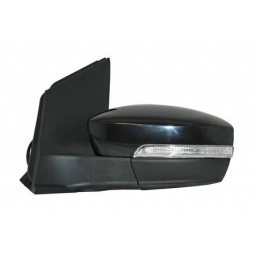 ESPEJO EXT. IZQ. ELECTRICO C/SEAL NEGRO TEXT. -TYC-