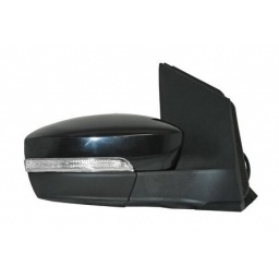 ESPEJO EXT. DER. ELECTRICO C/SEAL NEGRO TEXT. -TYC-
