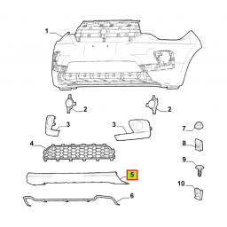 SPOILER PARAGOLPE DELANTERO -ORIGINAL-