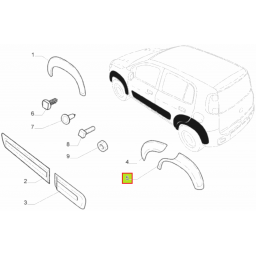 FENDER GUARDABARRO TRASERO IZQ. -ORIGINAL-