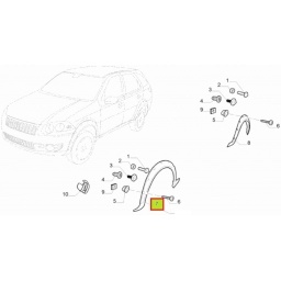 FENDER GUARDABARRO DELT. DER. -ORIGINAL-