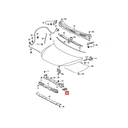 SOPORTE SEMIOPTICA IZQ. -ORIGINAL-