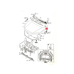 BISAGRA ESPOLON IZQ. -ORIGINAL-