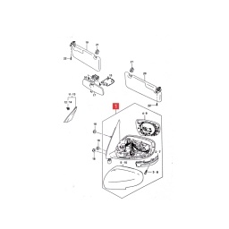 ESPEJO EXT. DER. M/ELECTRICO C/SEAL -ORIGINAL-