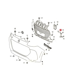 SOPORTE IZQ. VENTILACION -ORIGINAL-