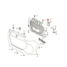 SOPORTE DER. VENTILACION -ORIGINAL-