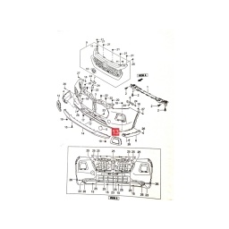 MARCO IZQ. SEMIOPTICA INFERIOR -ORIGINAL-