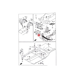 DEFLECTOR CENTRAL PARAGOLPE DELT. -ORIGINAL-