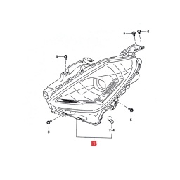 SEMIOPTICA DER. LED -ORIGINAL-