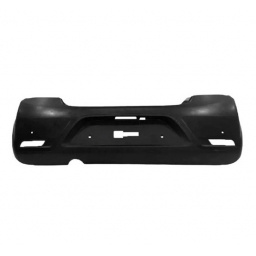 PARAGOLPE TRAS. NEGRO LISO C/AGUJ. SENSOR C/AGUJ. OJO DE GATO