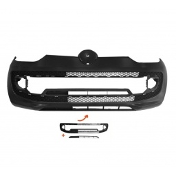 PARAGOLPE DELT. NEGRO LISO C/REJILLA C/SPOILER