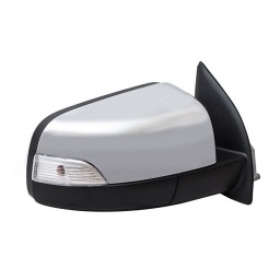 ESPEJO EXT. IZQ. ELECTRICO C/SE�AL CROMADO RETRACTIL -TYC-