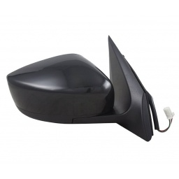 ESPEJO EXT. DER. ELECTRICO NEGRO LISO -TYC-