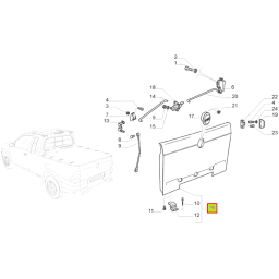 PORTON TRASERO CAJA -ORIGINAL-