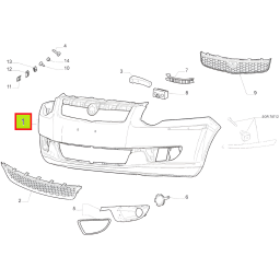 PARAGOLPE DELT. PRIMER -ORIGINAL-