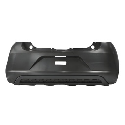 PARAGOLPE TRAS. NEGRO LISO S/AGUJ. SENSOR C/SPOILER
